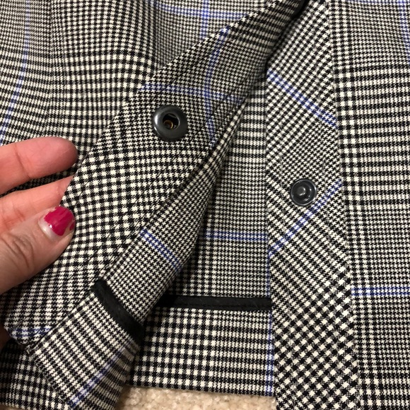 💸⬇️ Theory gray plaid dress with buttons. NWT - Picture 3 of 7